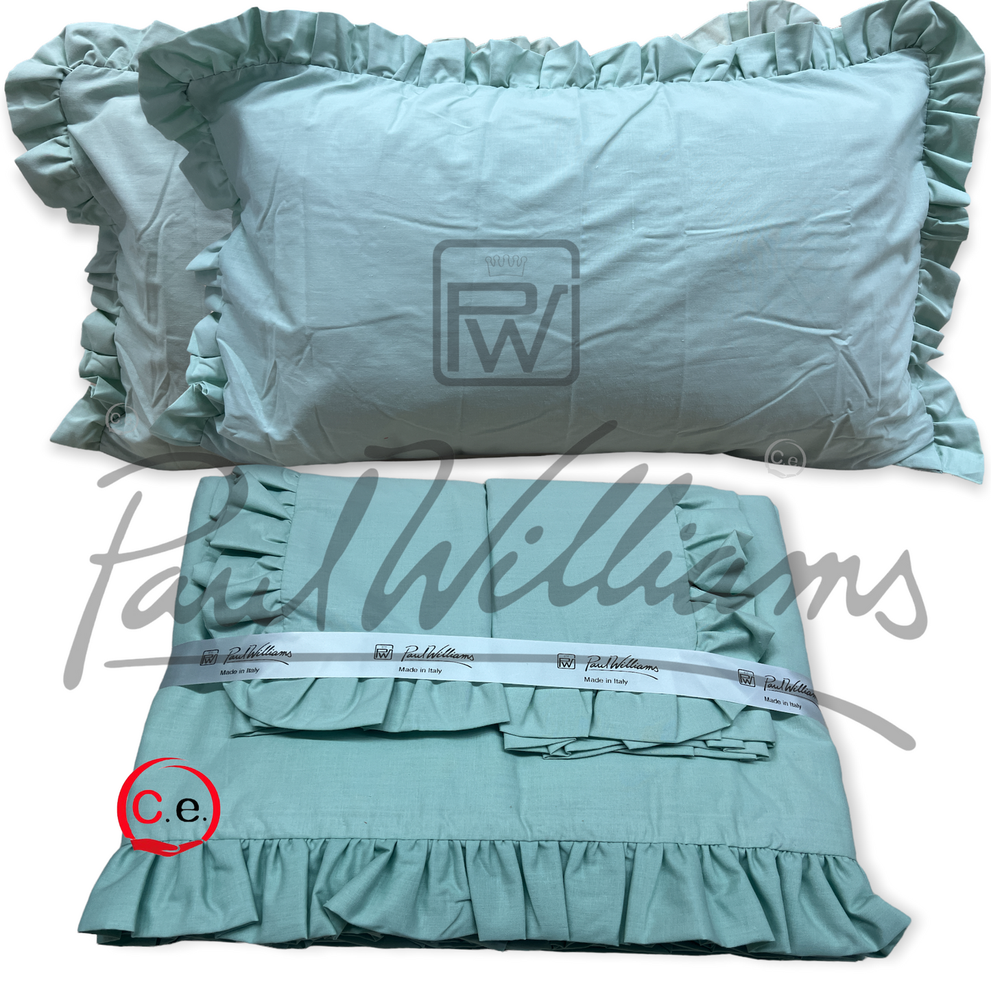 Completo letto con Rouche matrimoniale PaulWilliams