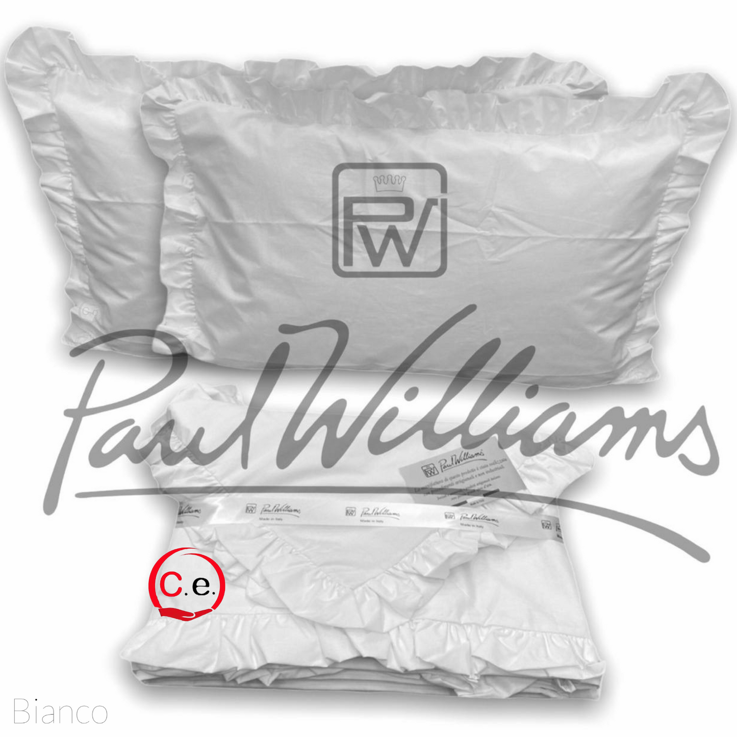 Completo letto con Rouche matrimoniale PaulWilliams