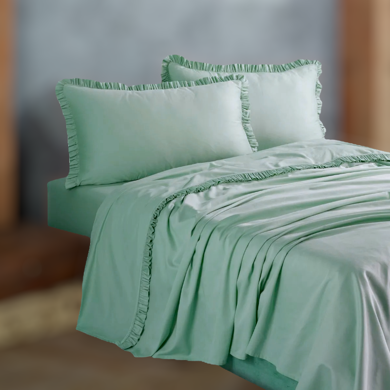 Completo letto con Rouche matrimoniale PaulWilliams