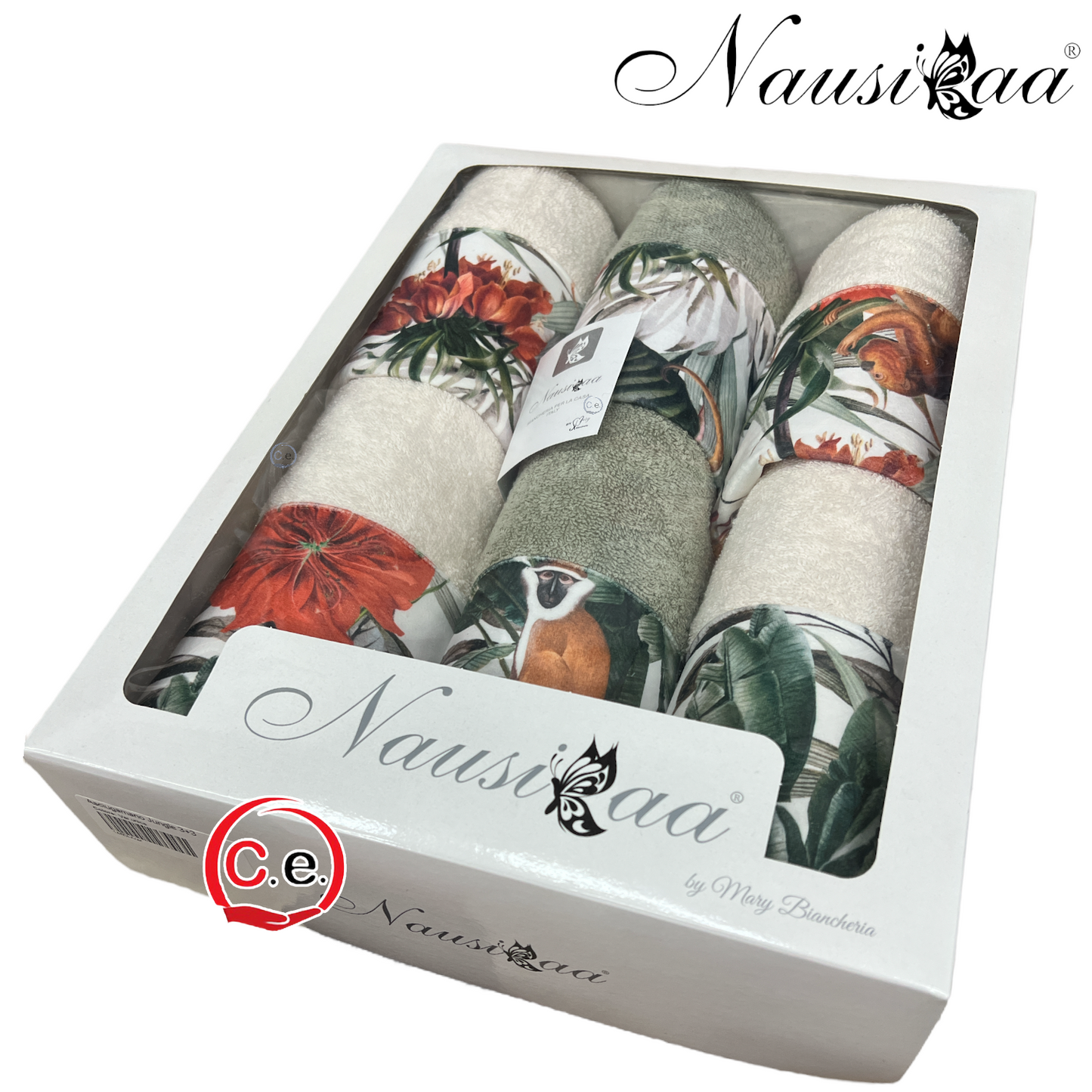 Asciugamani 3+3 Nausikaa Jungle