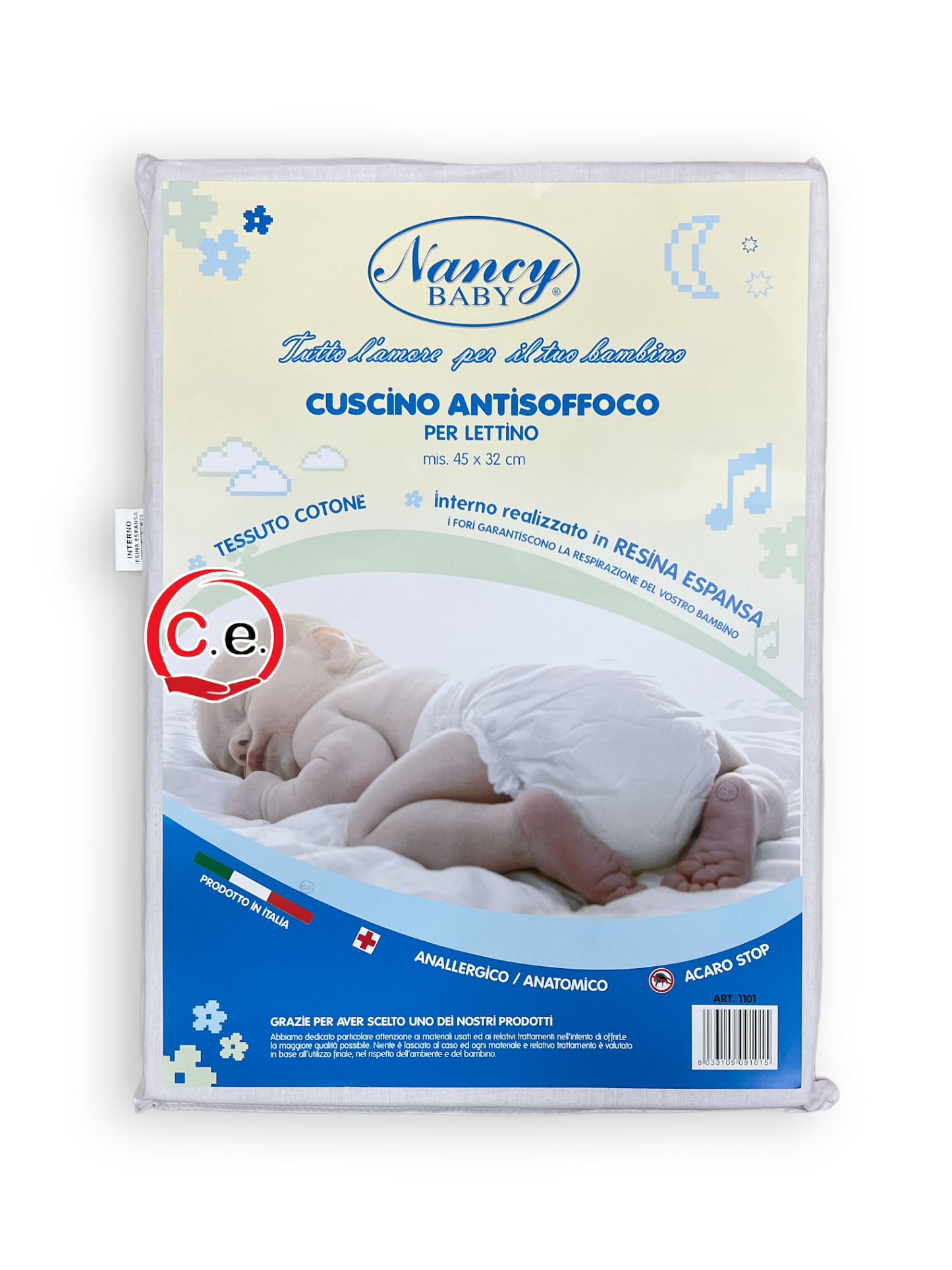 Cuscino antisoffoco Nancy Baby Per lettino (culla in casa)