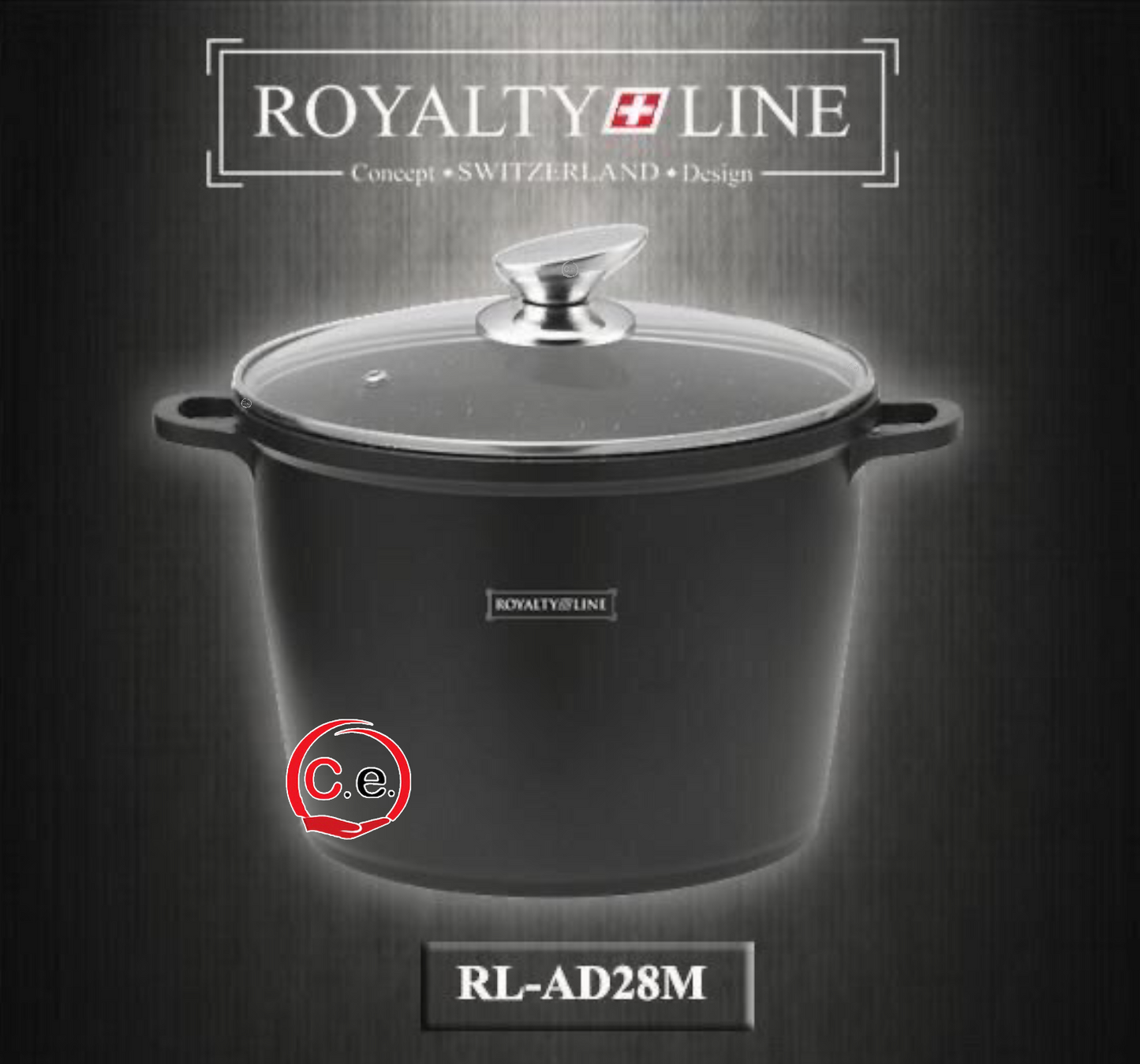 Pentolone in pietra lavica ad induzione Royalty Line Per una cucina sana🍃