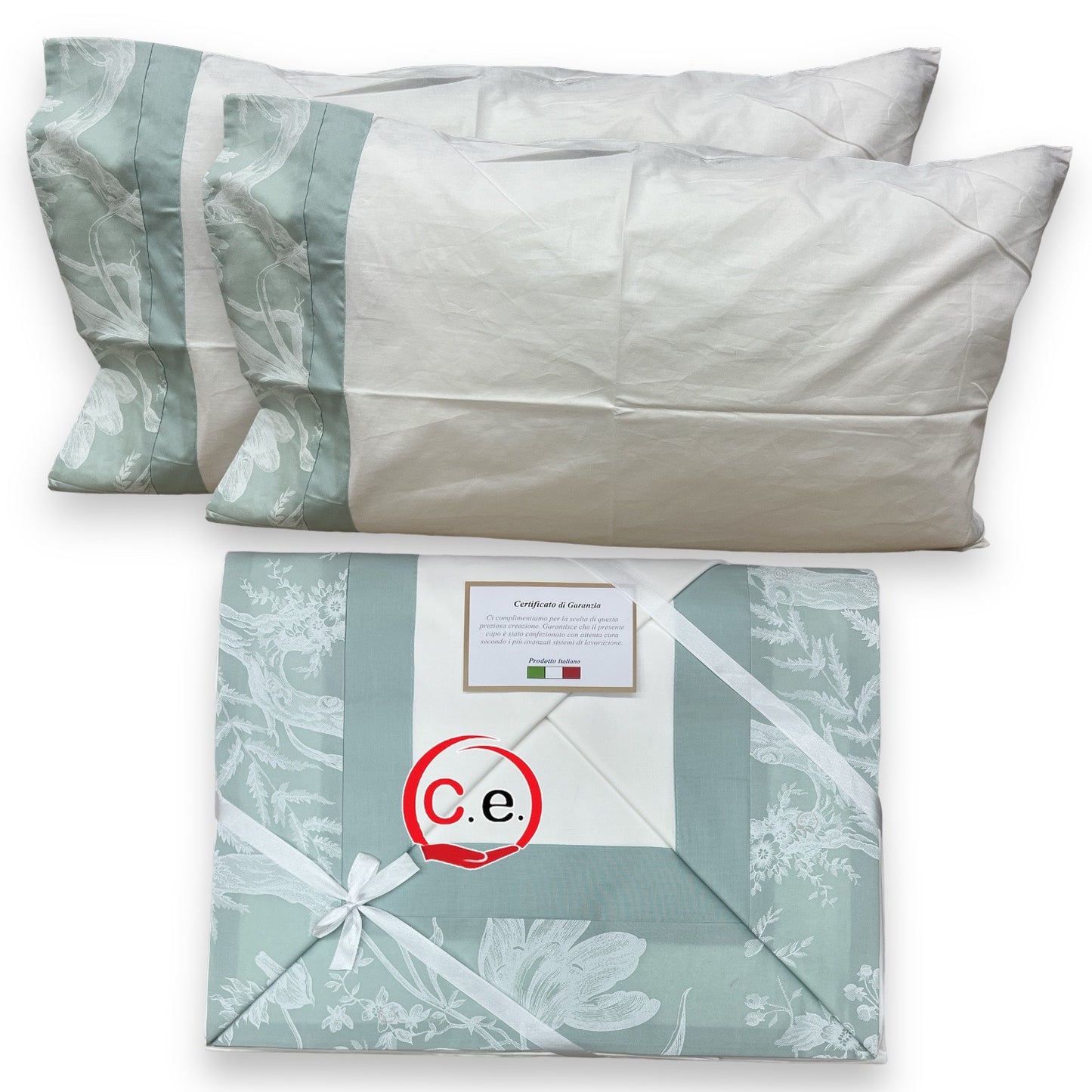 Completo lenzuola Ramage con doppia balza