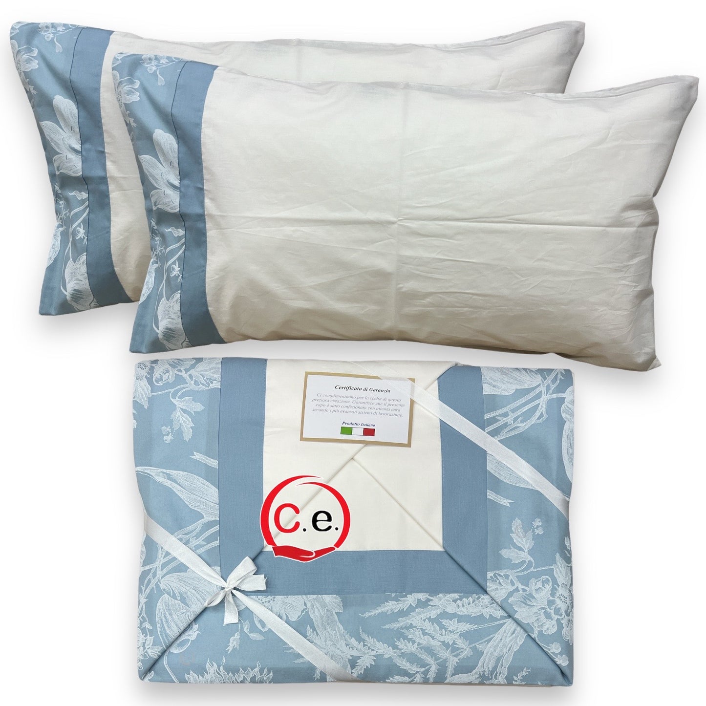 Completo lenzuola Ramage con doppia balza