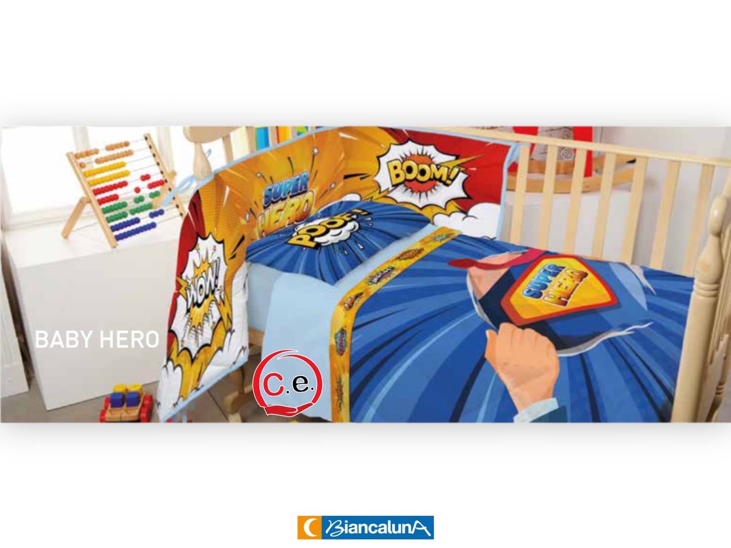 Completo culla lettino Digitale Nursey MissTerry BiancaLuna ๐