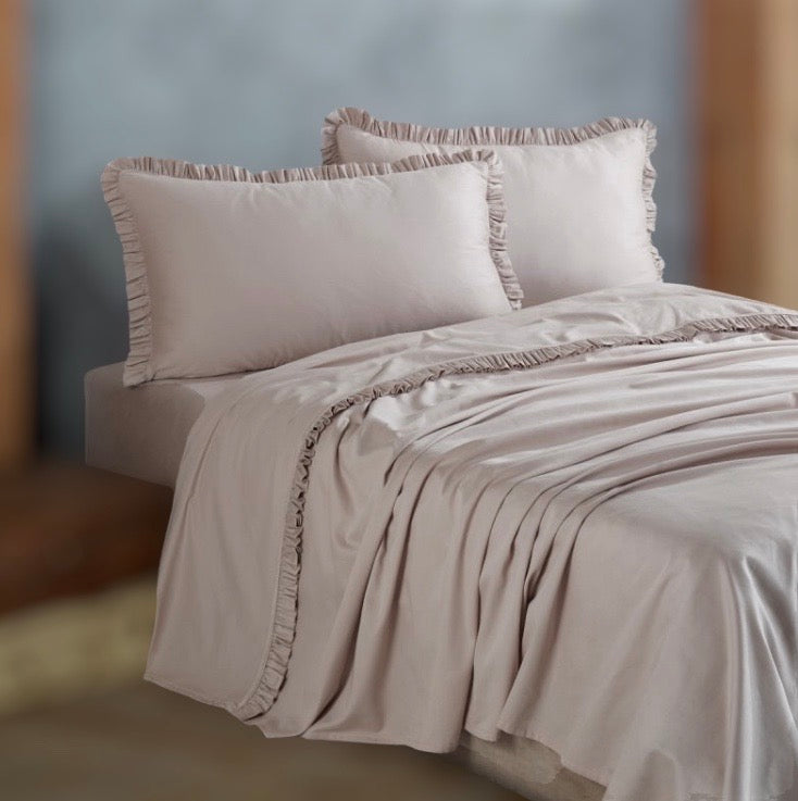 Completo letto con Rouche matrimoniale PaulWilliams