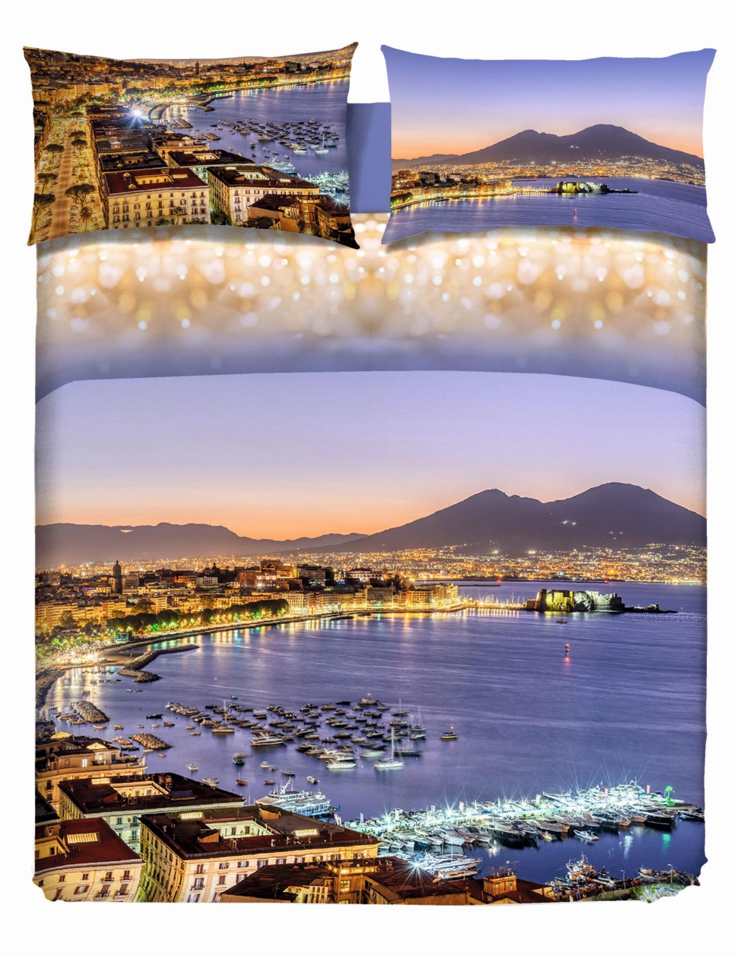 Lenzuola copriletto un posto & mezzo Art Napoli