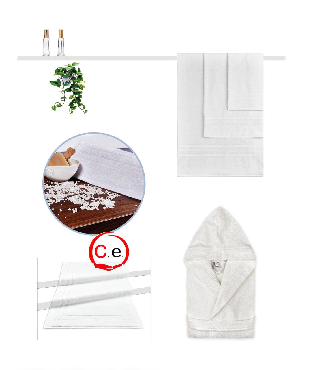 Linea Hotellerie Vingi in spugna turca pregiata puro cotone al 100%
