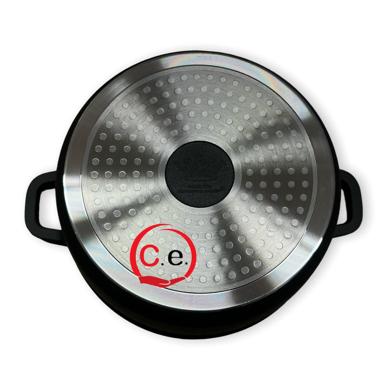 Casseruola in pietra lavica con coperchio