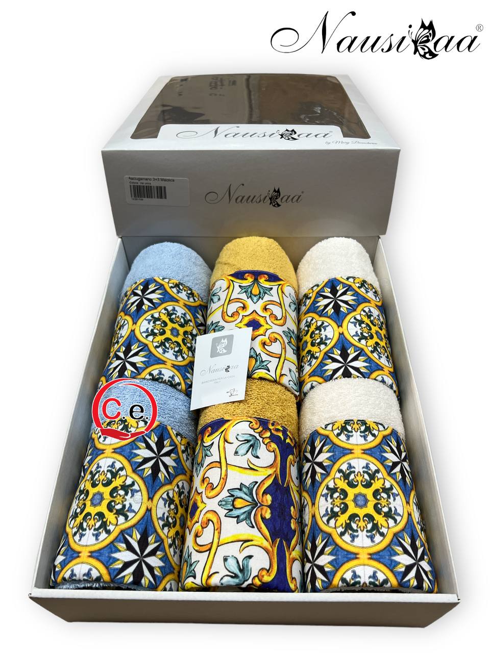 Asciugamani 3+3 Nausikaa Maiolica