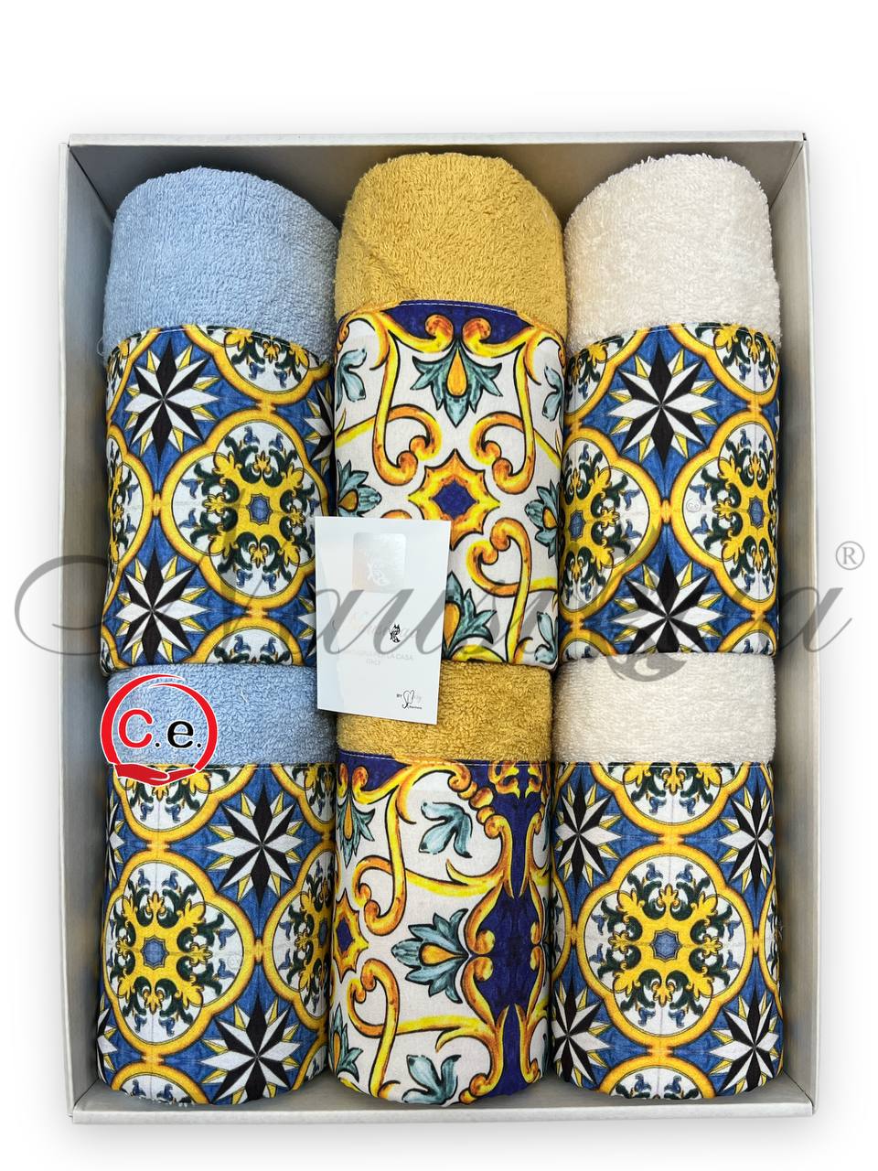 Asciugamani 3+3 Nausikaa Maiolica