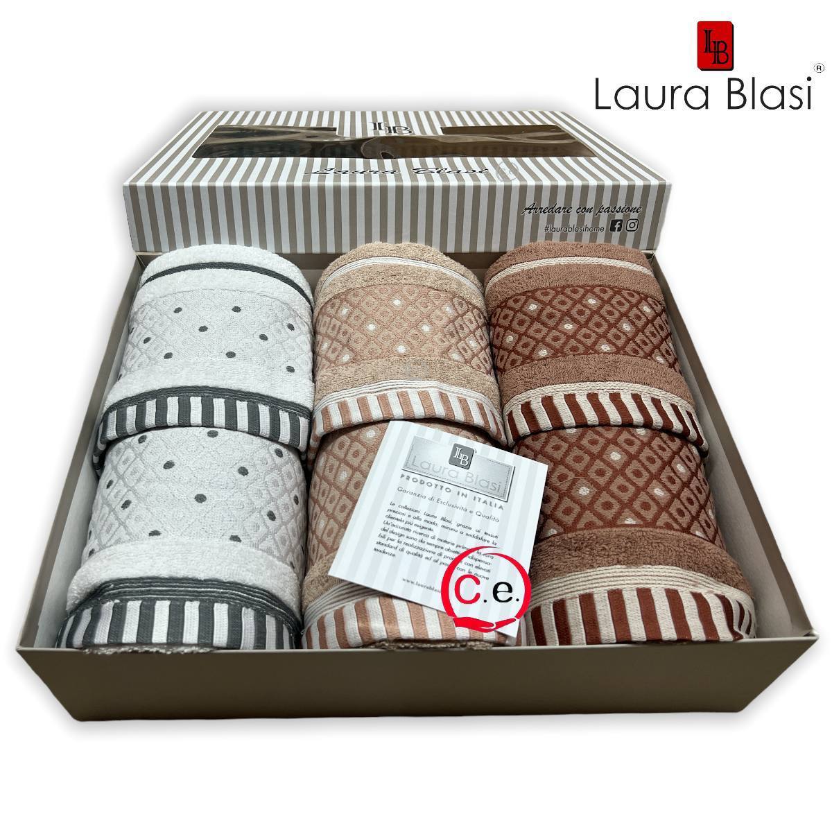 Asciugamani 3+3 Laura Blasi
