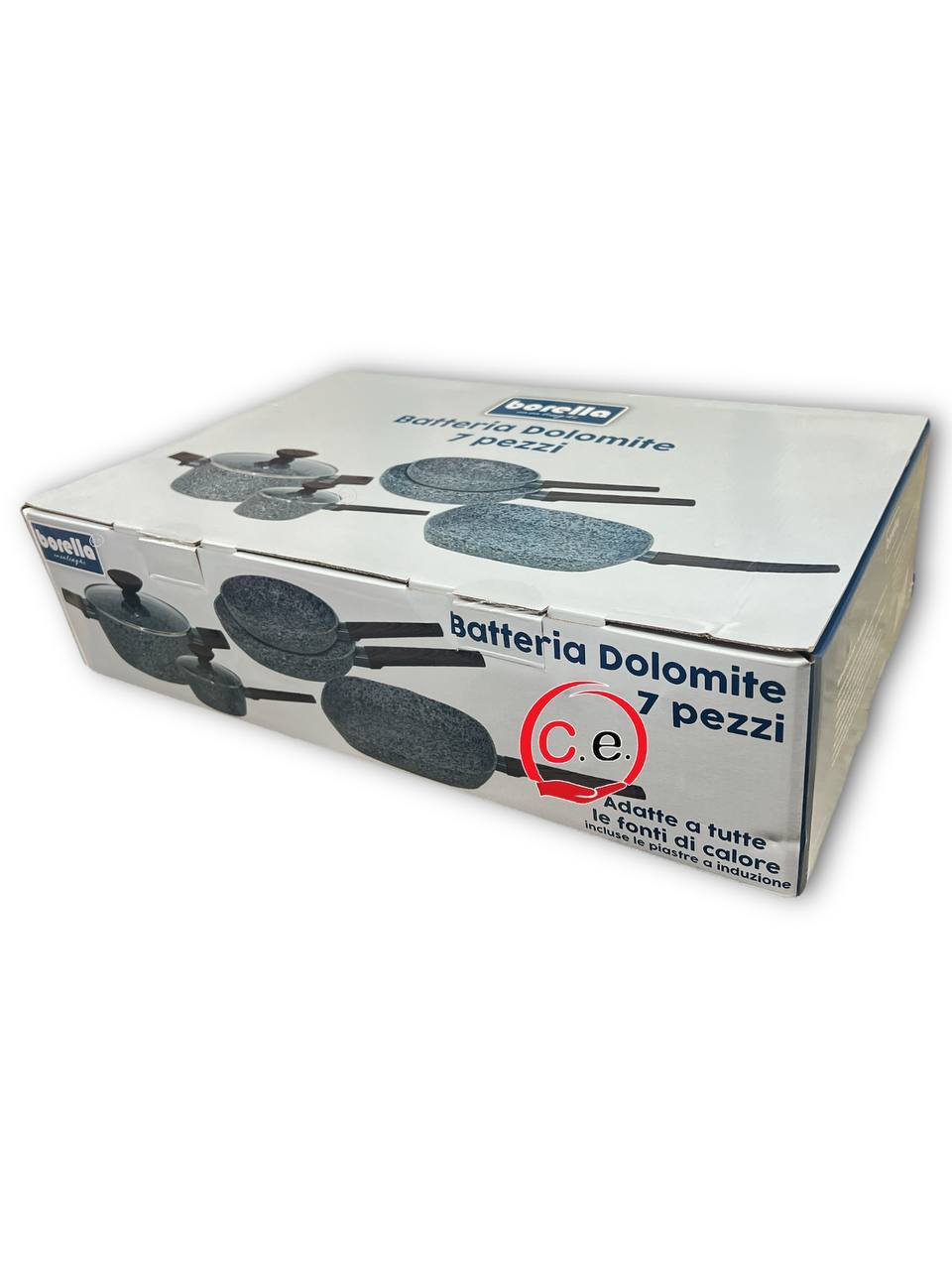 Batteria in pietra Dolomite 7 Pezzi