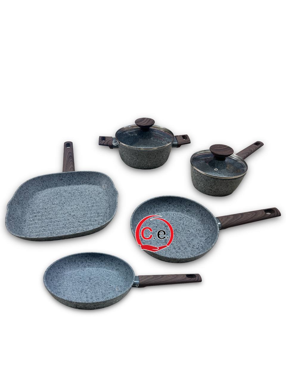 Batteria in pietra Dolomite 7 Pezzi