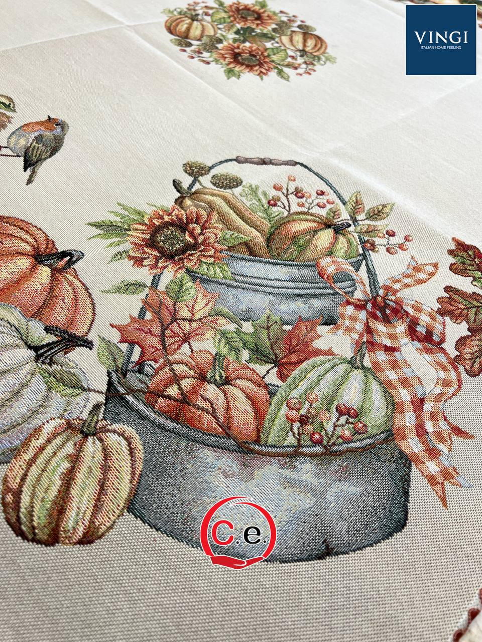 Arreda la tua casa con Vingi Ricami Disegno Zucca