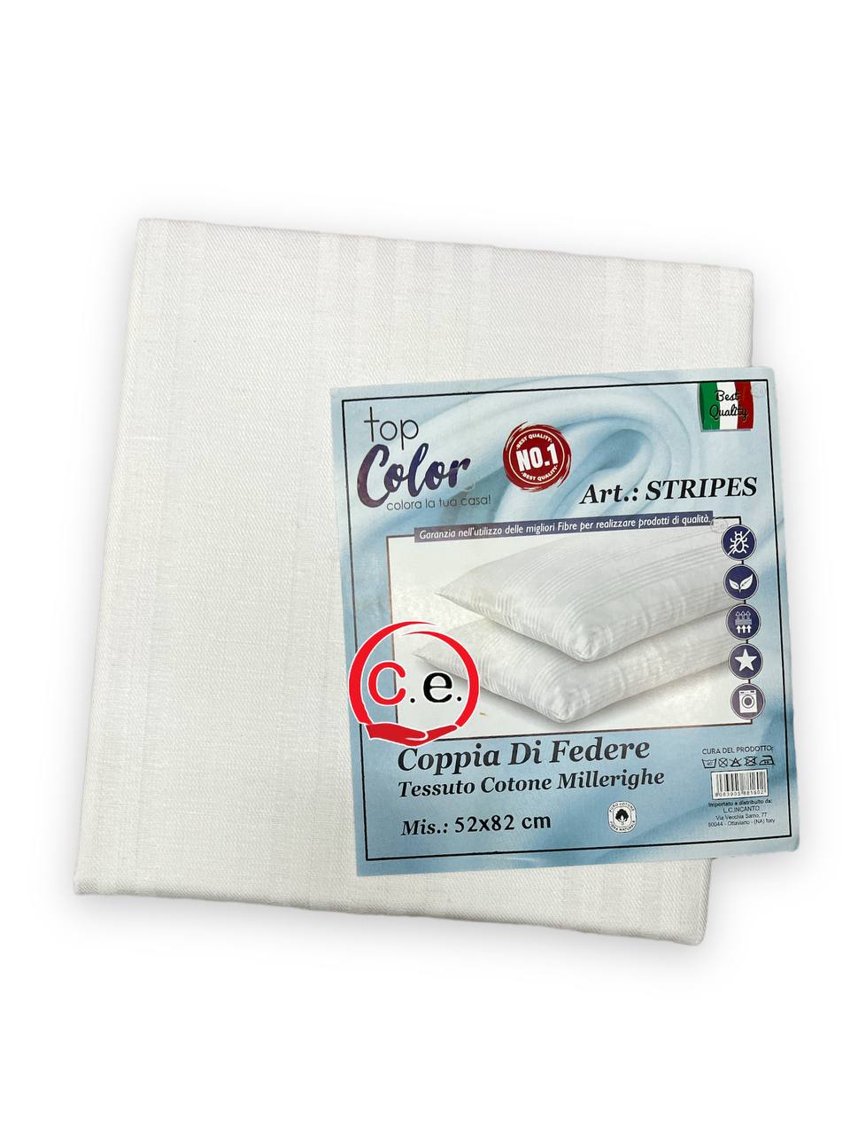 Coprimaterasso in cotone Jaguard con zip