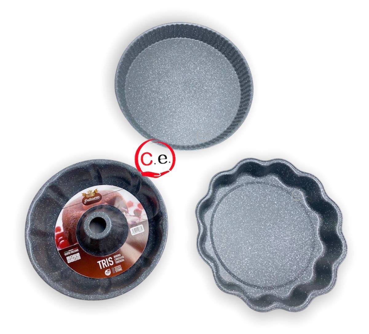 Tris Tortiera/Crostata/Budino
