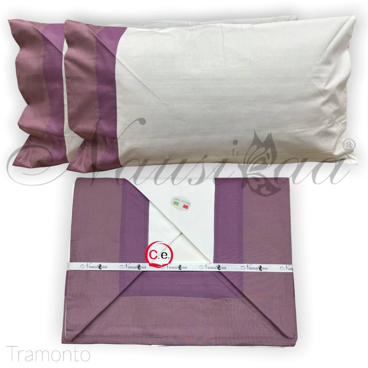 Completo letto con doppio bordo Ornella Nausikaa