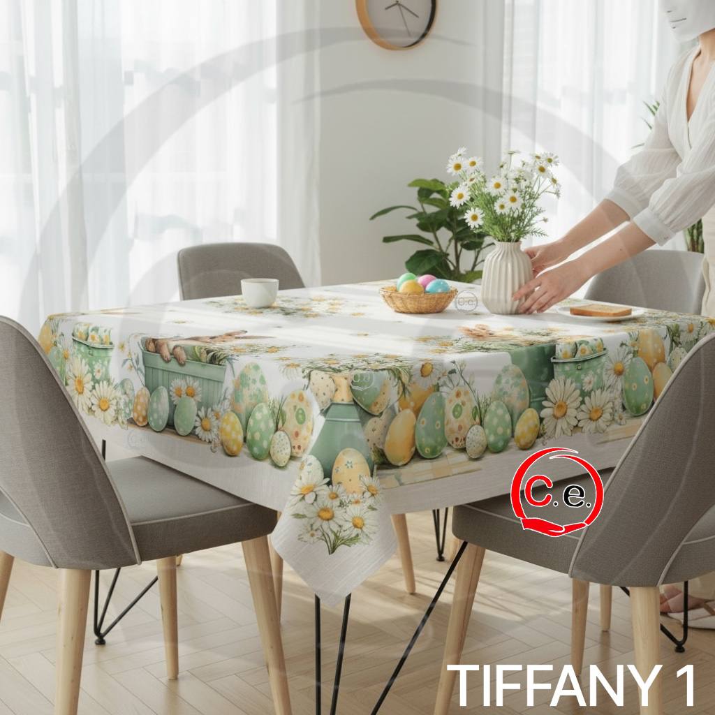 Tovaglia digitale Vingi Tiffany Pasquale 🐇 🥚 🐣