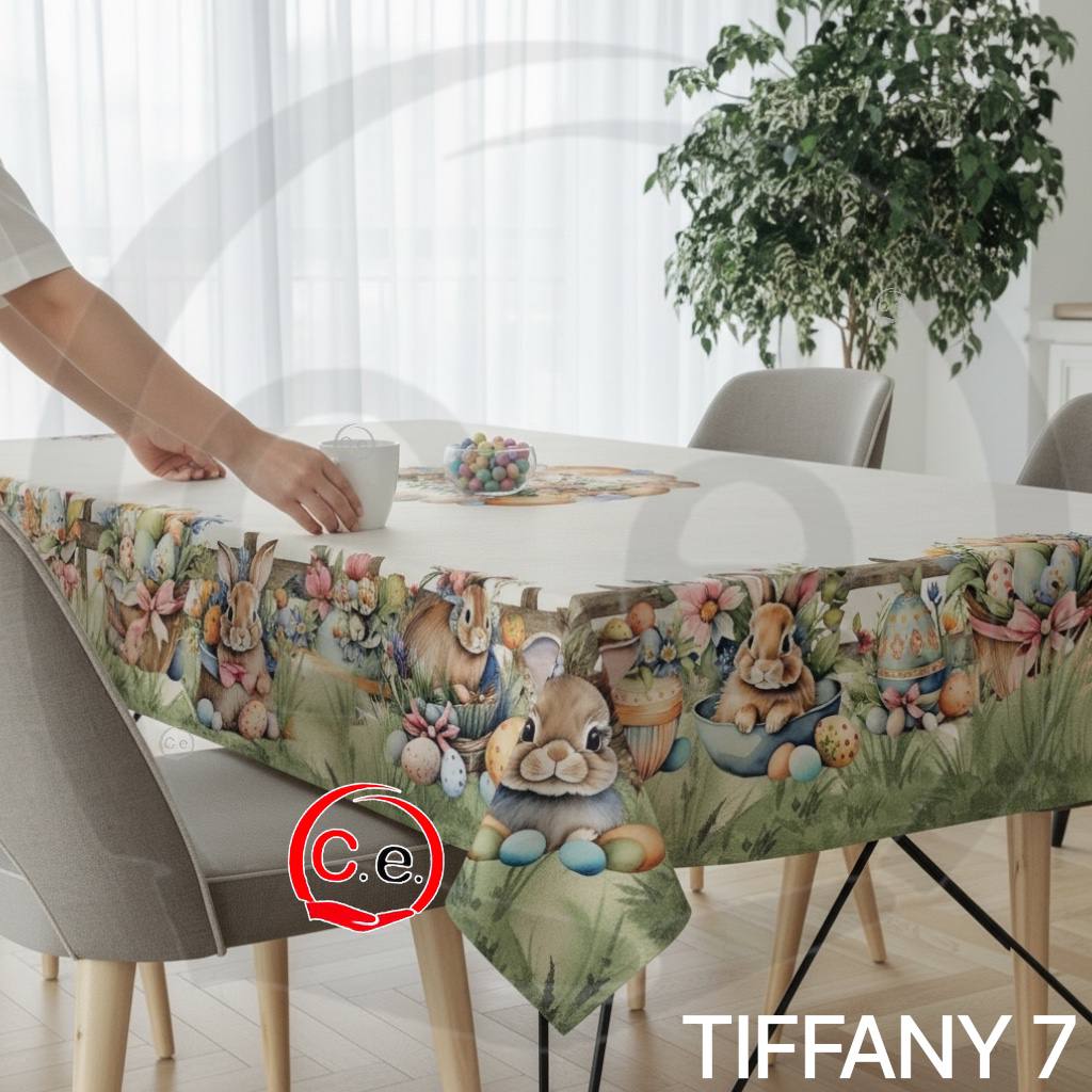 Tovaglia digitale Vingi Tiffany Pasquale 🐇 🥚 🐣