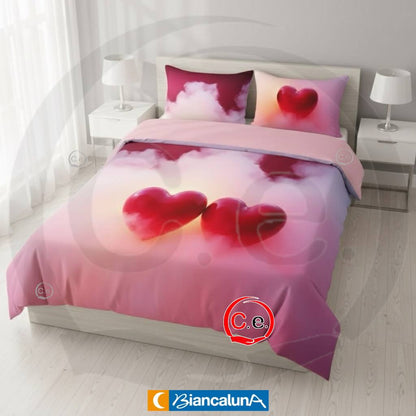 Copripiumino Cuori Miss Terry BiancaLuna 🌙 Digitale