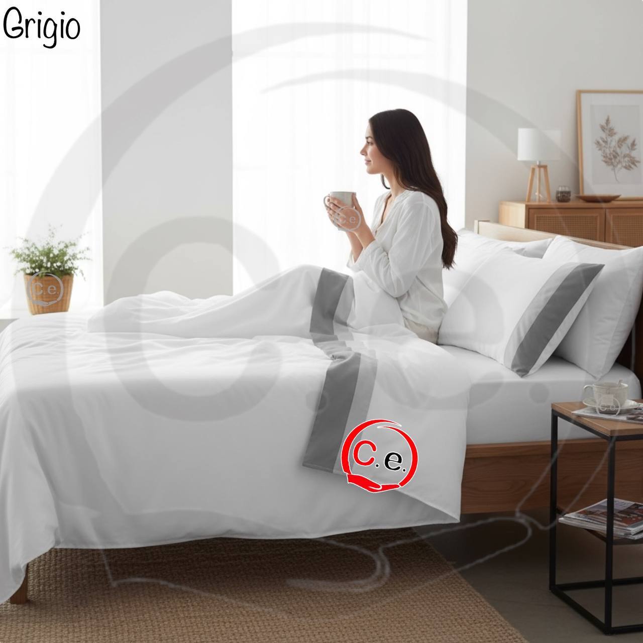 Completo lenzuola Capri Con doppia balza