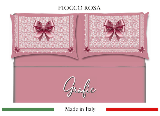 Grafic Completo Letto Fiocco Matrimoniale con federe Digitali con stampe in 3D al Alta Definizione!