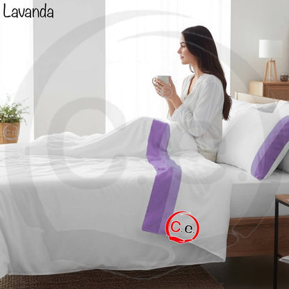 Completo lenzuola Capri Con doppia balza