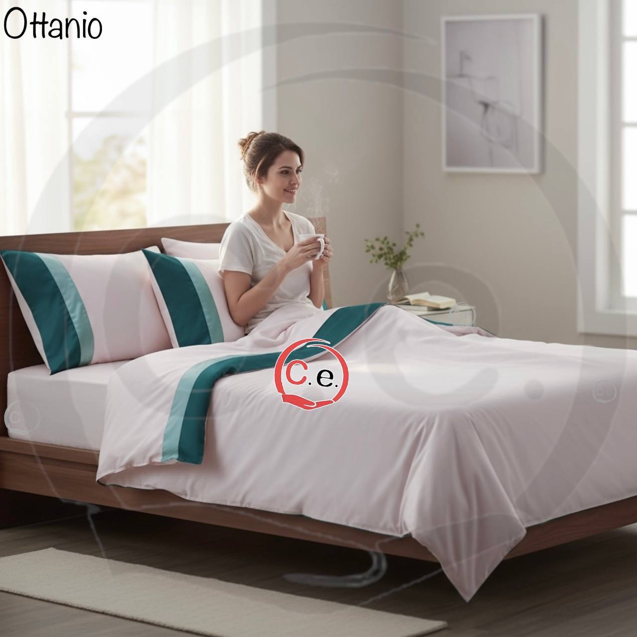 Completo lenzuola Capri Con doppia balza