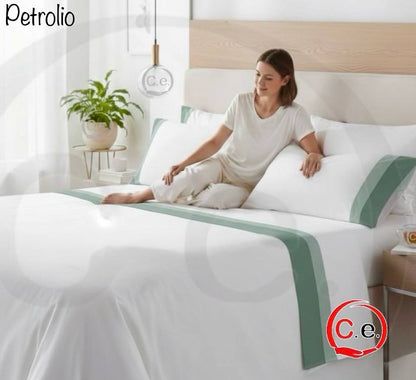 Completo lenzuola Capri Con doppia balza