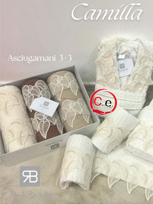 Asciugamani 3+3 Camilla Renato Balestra