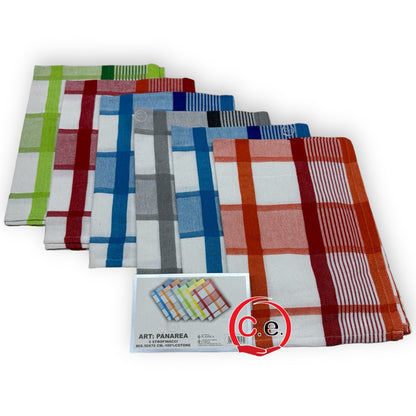 Strofinacci 6 pezzi in puro cotone al 100%