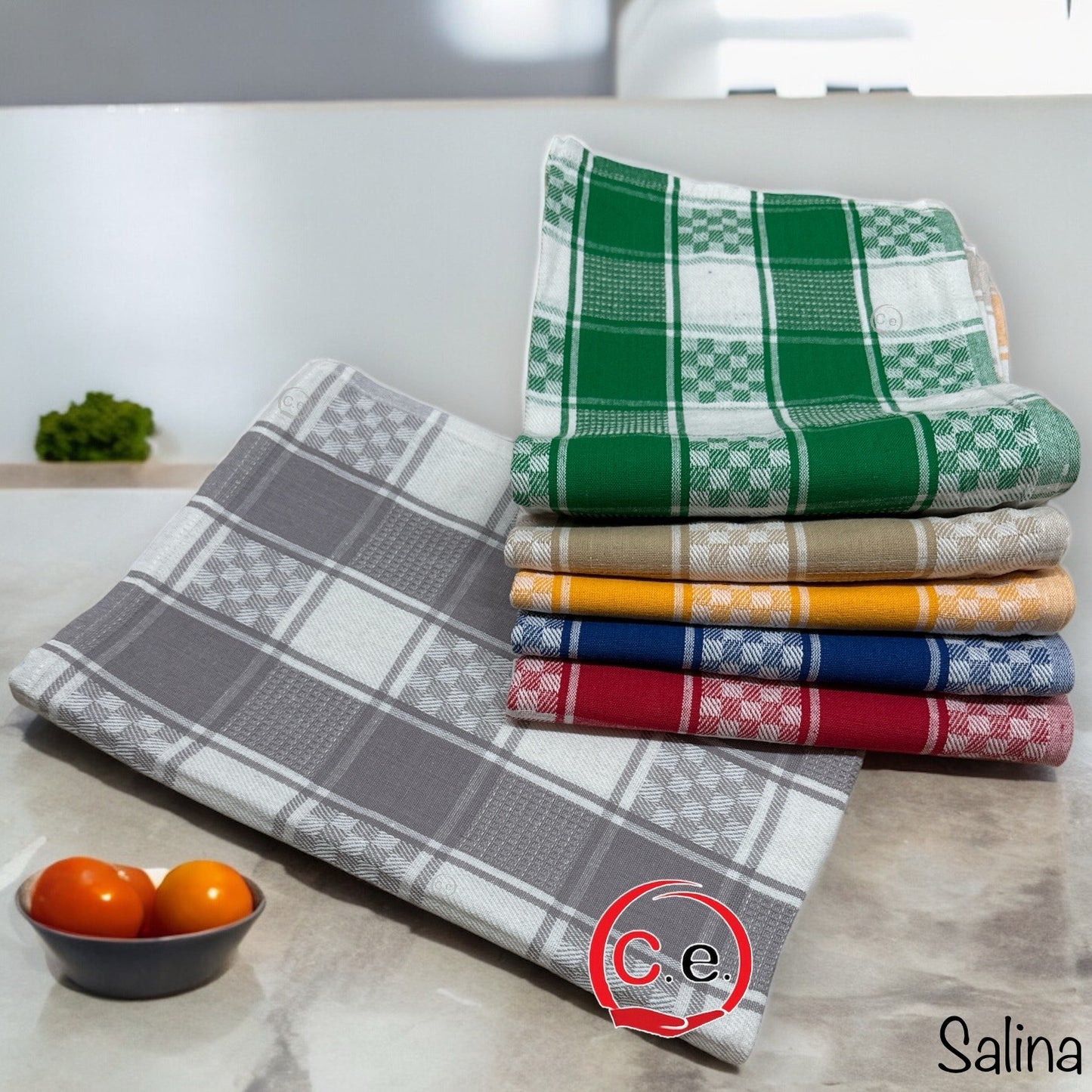 Strofinacci 6 pezzi in puro cotone al 100%