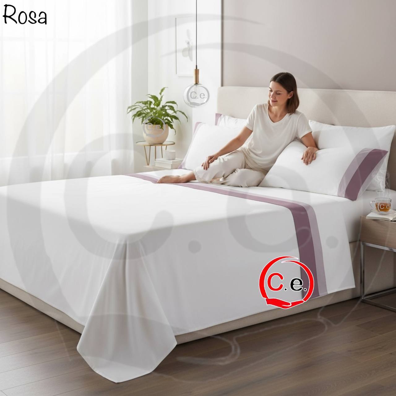 Completo lenzuola Capri Con doppia balza