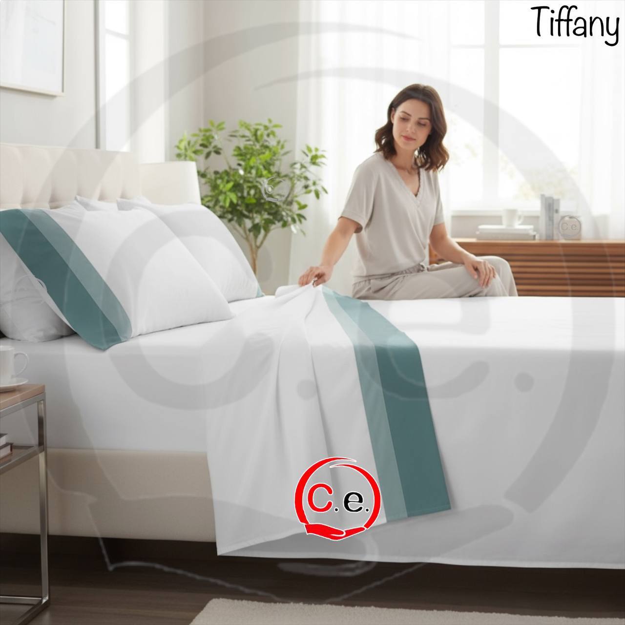 Completo lenzuola Capri Con doppia balza