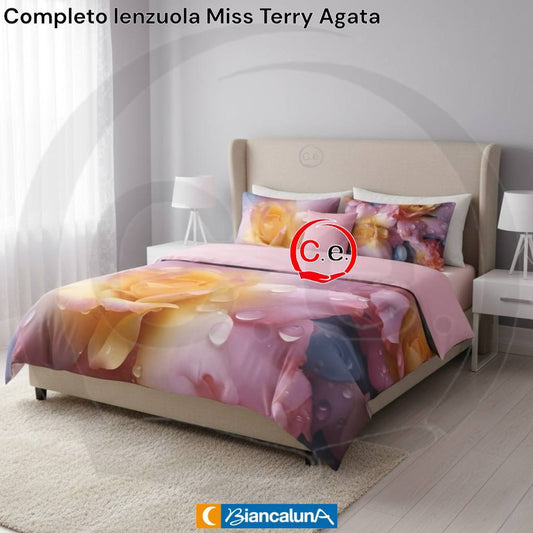 Lenzuola copriletto BiancaLuna Agata