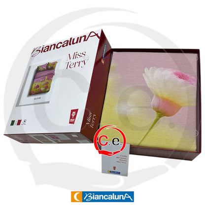 Lenzuola copriletto BiancaLuna Miss Terry Allium