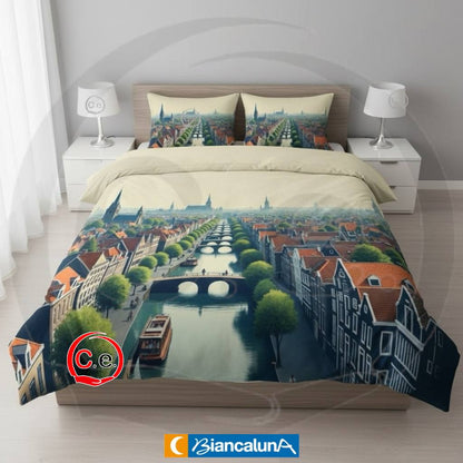 Copripiumino Amsterdam Miss Terry BiancaLuna 🌙 Digitale