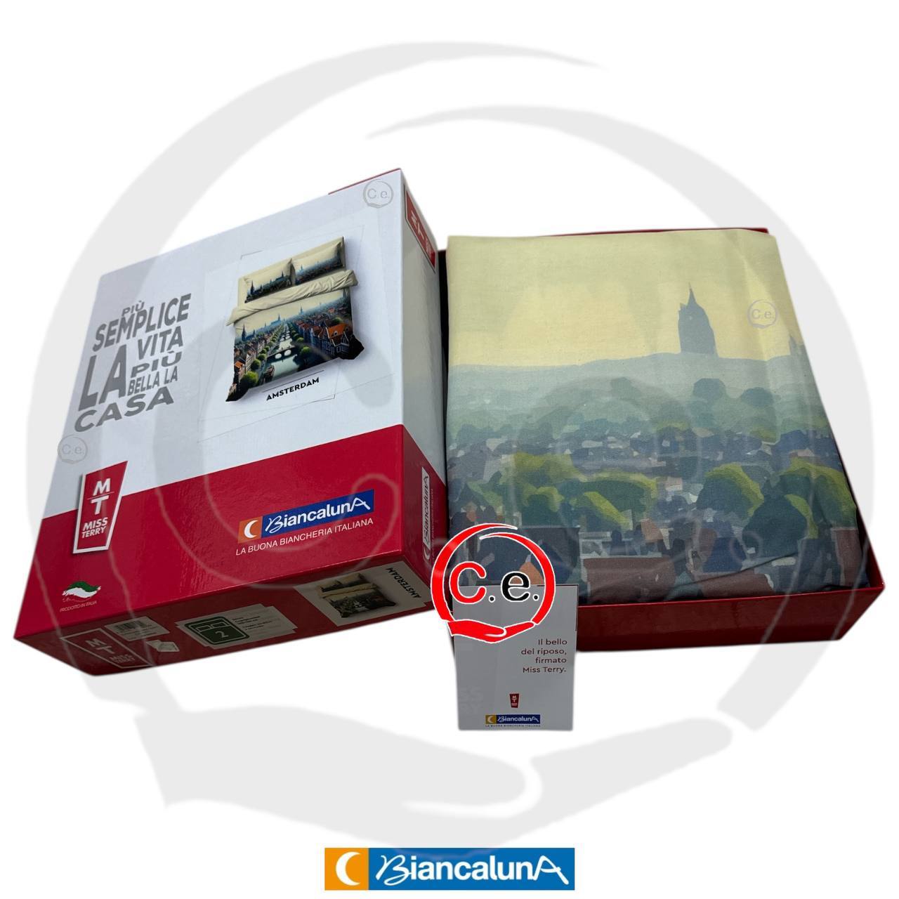 Copripiumino Amsterdam Miss Terry BiancaLuna 🌙 Digitale