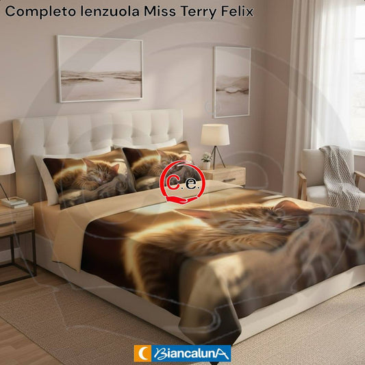 Lenzuola copriletto BiancaLuna Felix