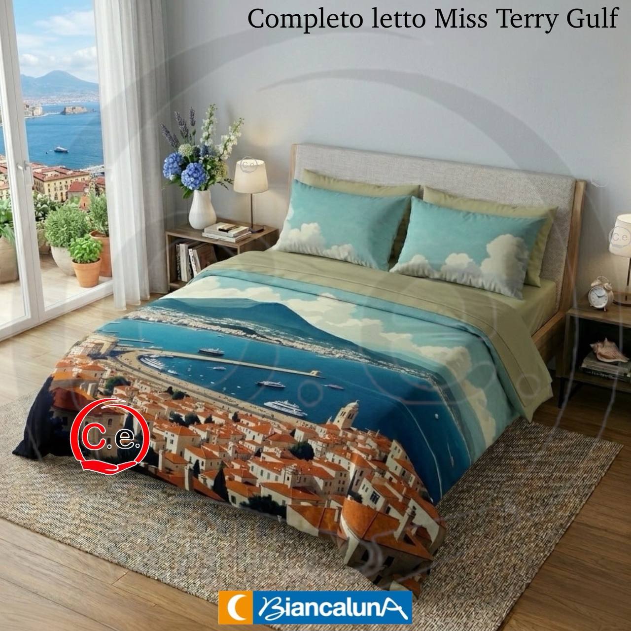 Lenzuola copriletto BiancaLuna Miss Terry Gulf