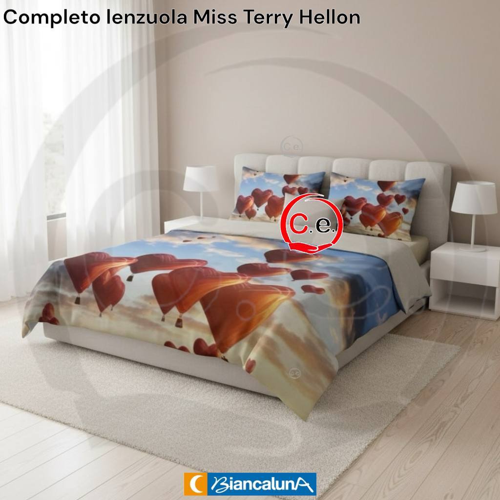 Lenzuola copriletto BiancaLuna Hellon