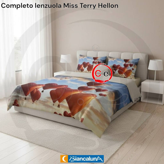 Lenzuola copriletto BiancaLuna Hellon