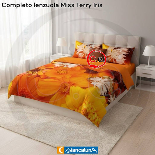 Lenzuola copriletto BiancaLuna Iris