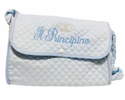 Borsa mamma ricamata principino & principessa