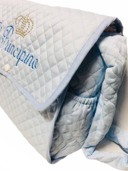 Borsa mamma ricamata principino & principessa