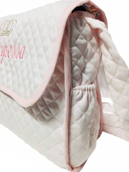 Borsa mamma ricamata principino & principessa