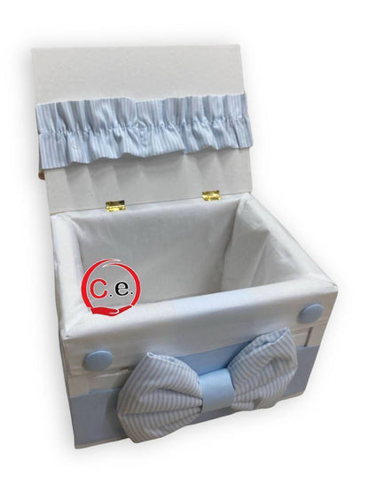 Cesto grande porta pigiama  Neonato 👶🏼 in legno fatto a mano con peluche