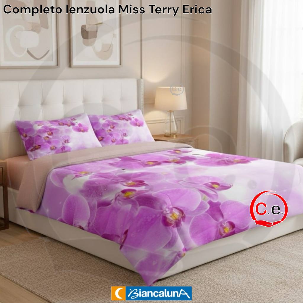 Lenzuola copriletto BiancaLuna Erica