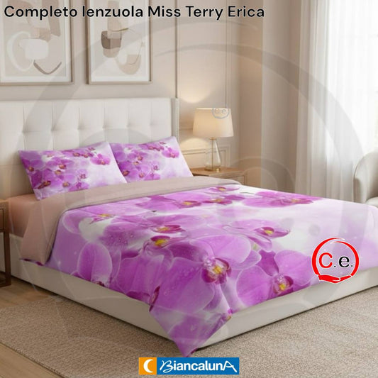 Lenzuola copriletto BiancaLuna Erica
